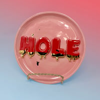 Image 2 of Plates - Drippy Words with 22Kt Gold