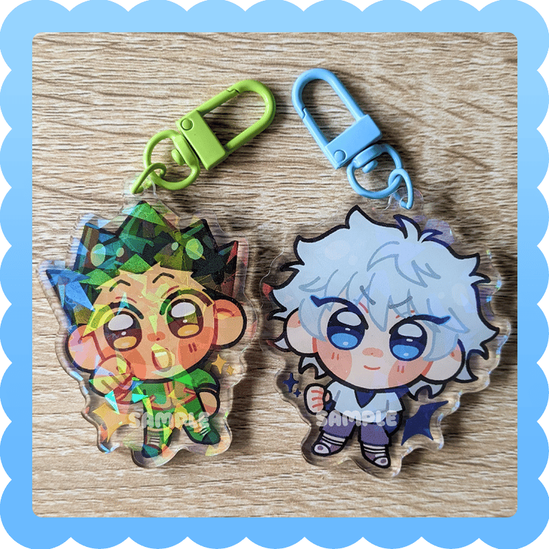 Image of hxh❄️ holographic acrylic charm