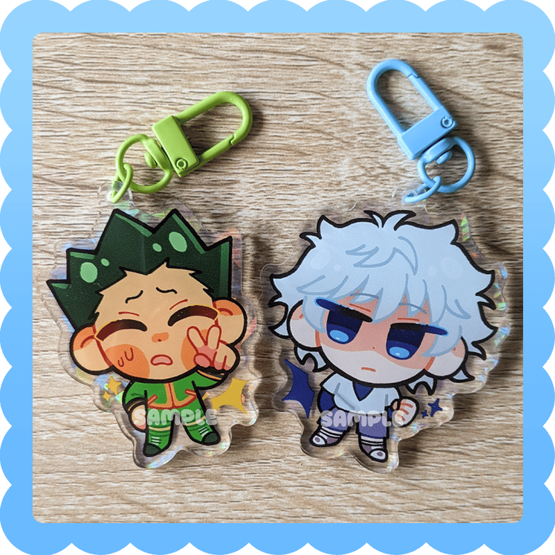 Image of hxh❄️ holographic acrylic charm