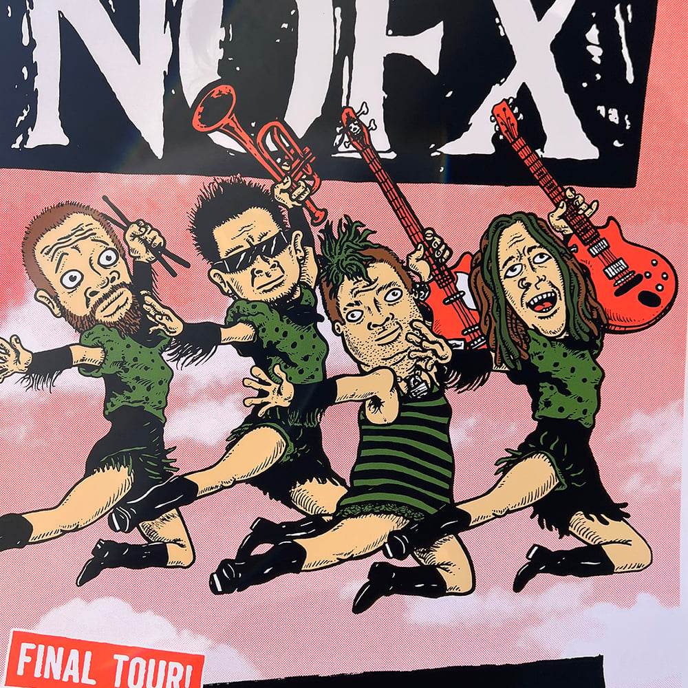 NOFX Final Tour: Signed/Numbered Official Poster