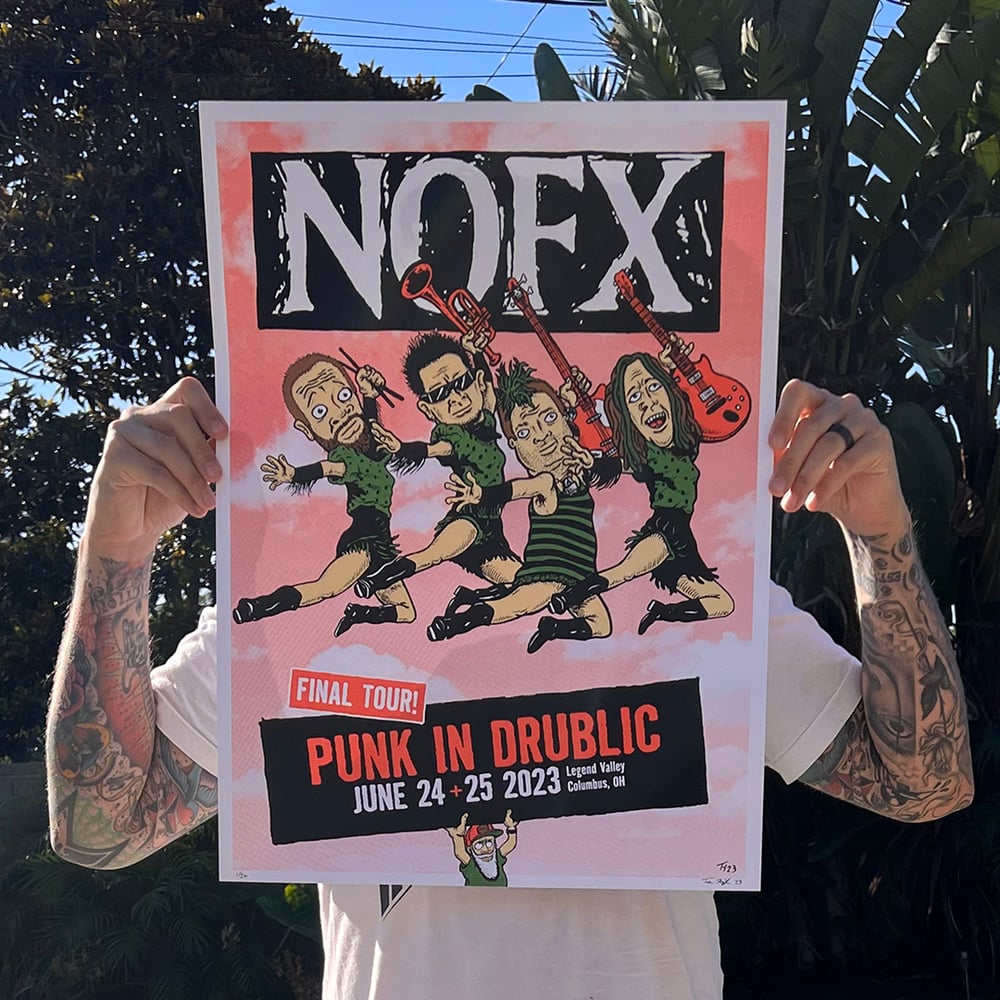 NOFX Final Tour: Signed/Numbered Official Poster