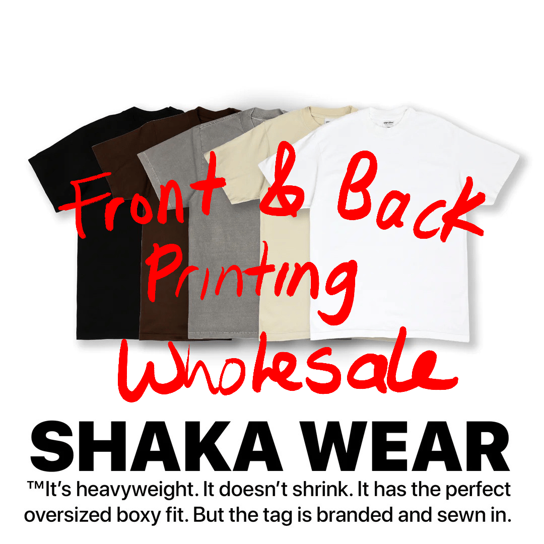 Image of  (FRONT & BACK) WHOLESALE SHAKAWEAR