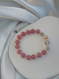 Image 1 of strawberry quartz 草莓晶手链