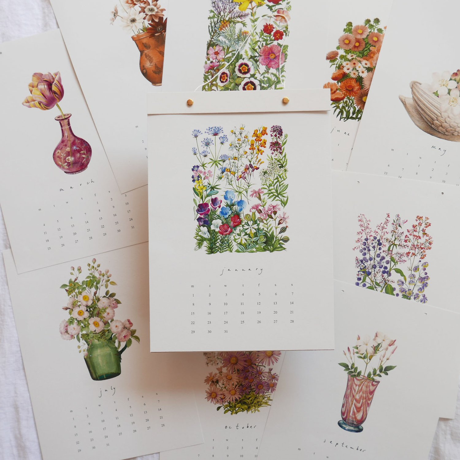 Image of Garden Flower Calendar 2024