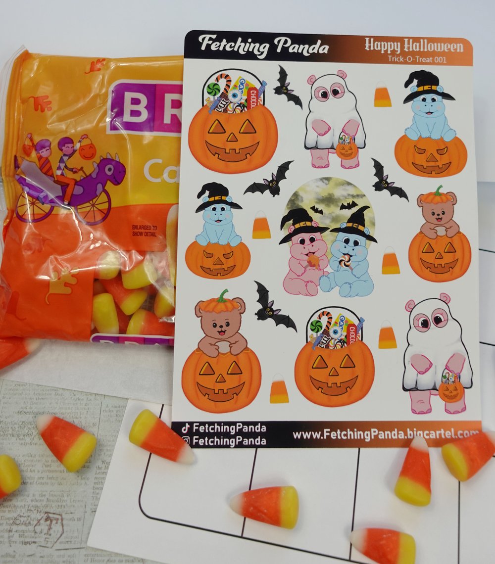 Image of Trick-O-Treat Sticker Sheet