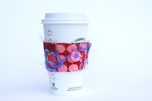 Image of Cup Cozy - Amy Butler design