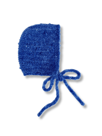 Image 1 of Sofie and Iris Dark Blue Beaded Bonnet