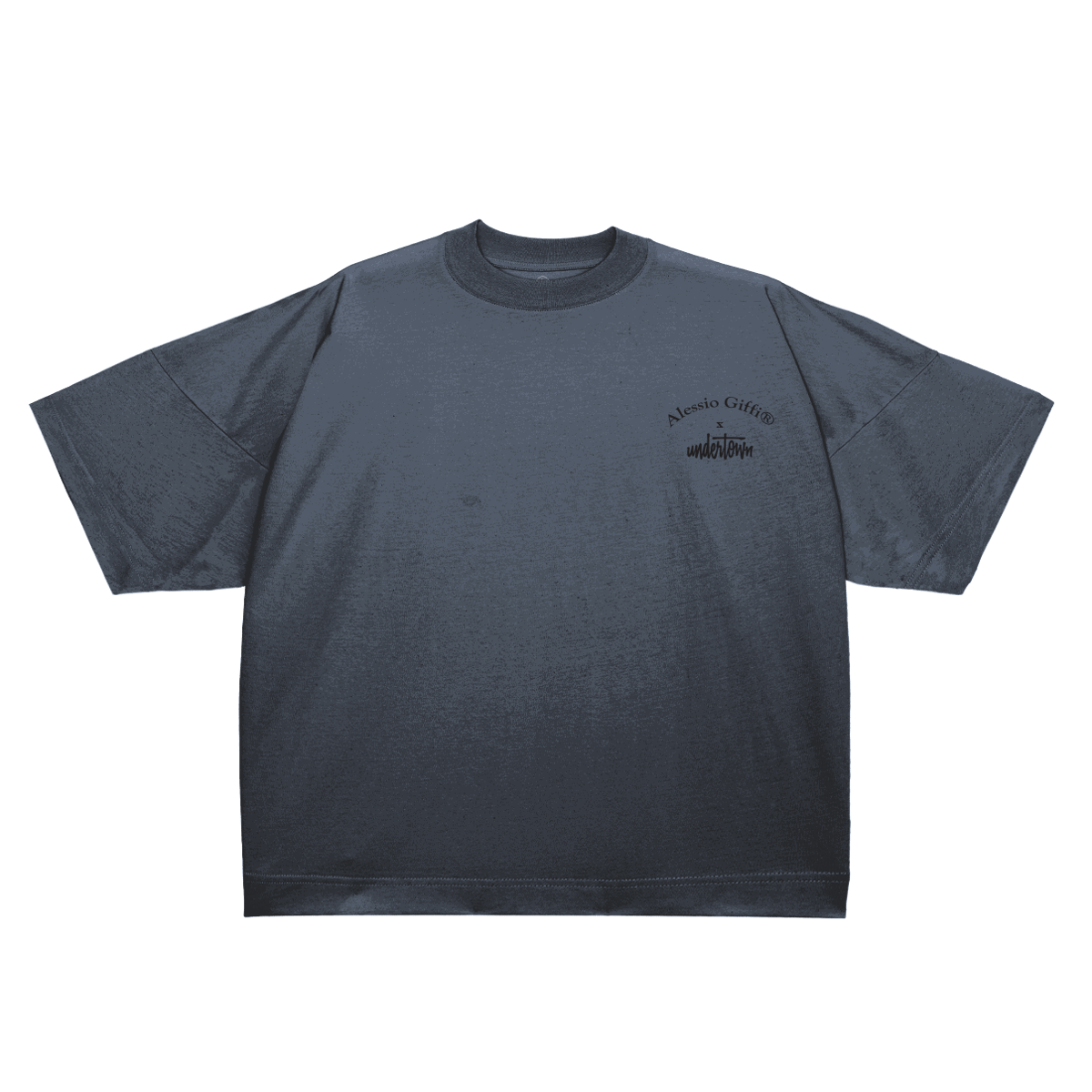 Image of Popup Tee LUCCA AG X Undertown_lucca - indigo grey