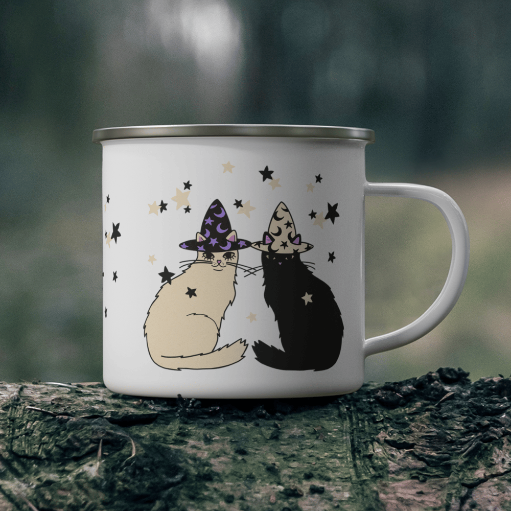 Image of KITTY WITCH BESTIES CAMP MUG