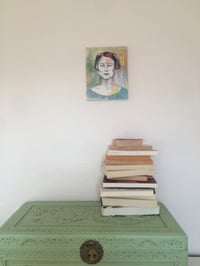 Image 2 of Portrait Of A Writer With Third Eye In Orange.