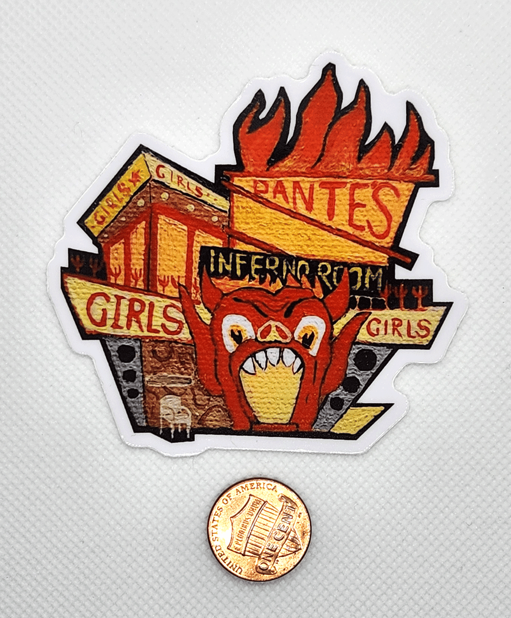 Image of Beetlejuice Inferno Room Sticker