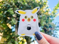 Ghostie Pikachu Sticker