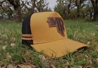 Image 5 of MDP Leather Patch Cuntry Trucker Cap
