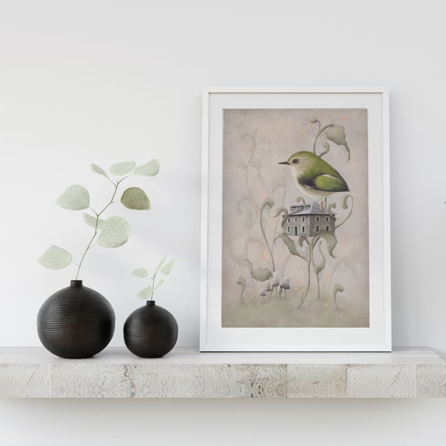 Titipounamu (Rifleman) Limited Edition Art Print