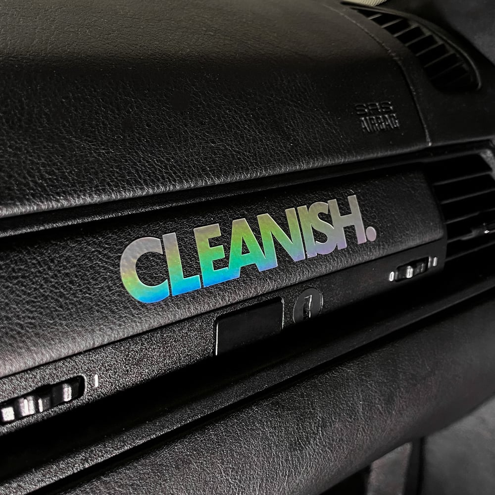 CLEANISH. [decal]