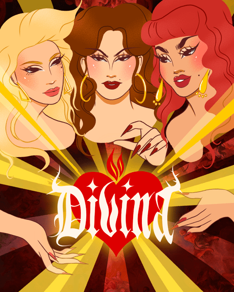 Image of Divina - 8x10"