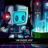 Image 1 of Awesome NES - Print