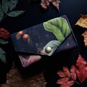 Dark floral tarot storage pouch