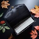 Dark floral tarot storage pouch