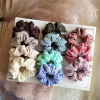 Image 1 of Double cloth // soft scrunchies