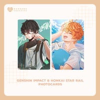 Image 2 of Genshin IMpact and Honkai Star Rails Photocard