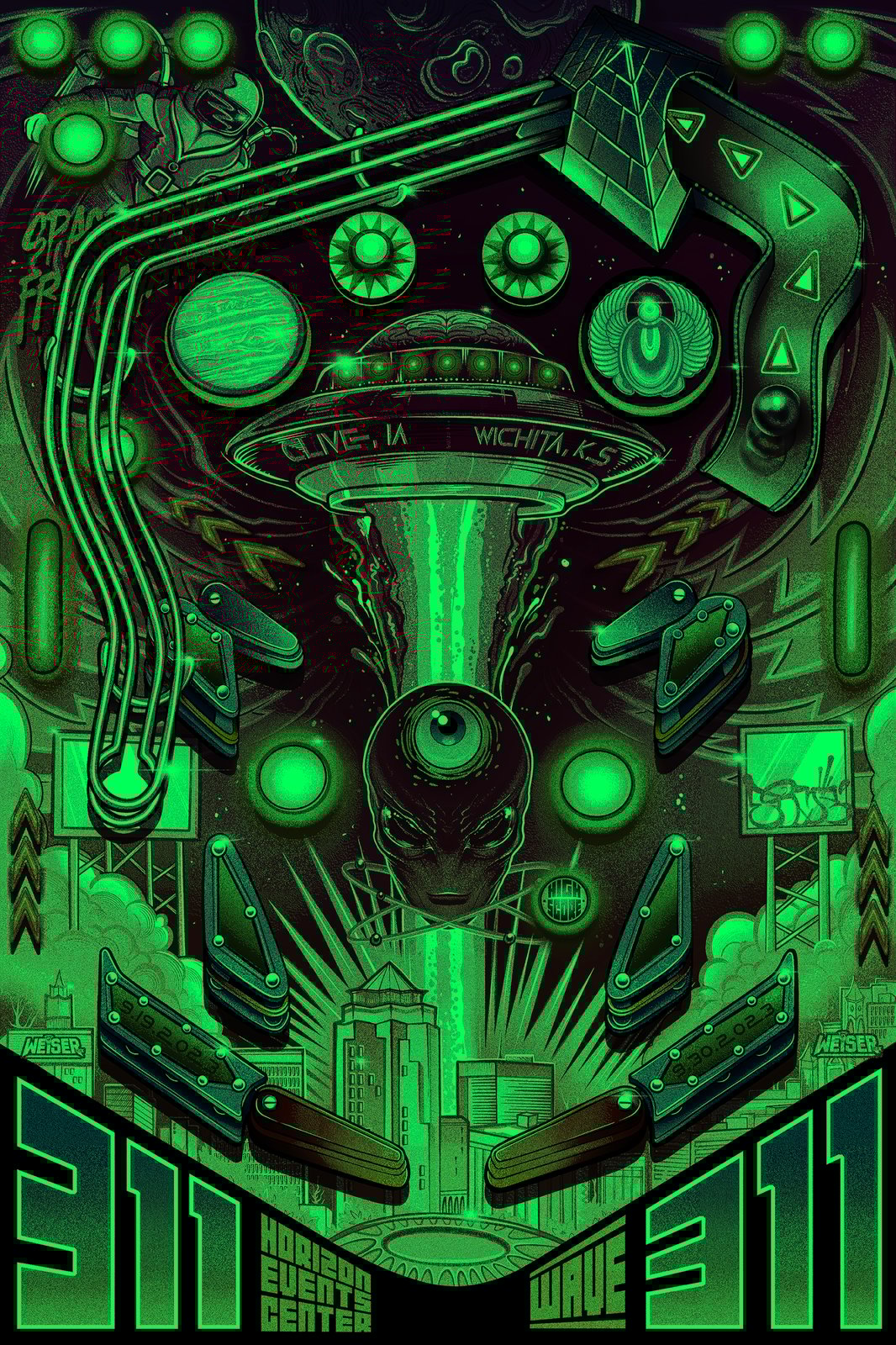 F4D Studios — 311 Clive and Wichita Uncut Posters