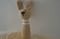 Image of Sonajero conejo marron con rayas blancas