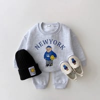 Image 4 of Baby Boys Clothes Sets Casual Hoodie Sweatshirt & Pants 2pcs