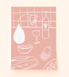 Pink Tablescape Print