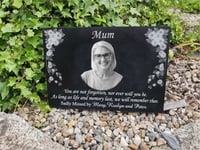 Image 2 of Personalised Laser Engraved Memorial Plaque