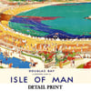 Isle of Man by Christopher Clark | Vintage Poster | Fine art Print