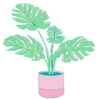 Plant Digital Drawing- $15 8.5x11" Print- PREORDER 