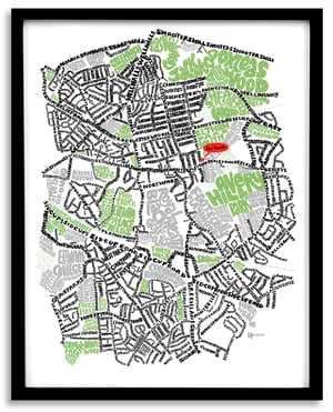 Image of SE London Parks – Eltham-Well Hall-Mottingham-Coldharbour-New Eltham Type Map