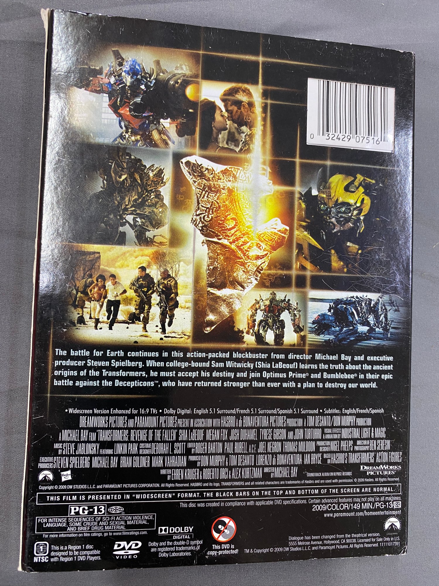 Image of Transformers Revenge of the Fallen DVD 25 pack New Sealed