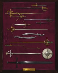 Image 2 of 8”x10” Blades of the Cavalier Primaries