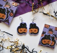 PUMPKIN CAT EARRING