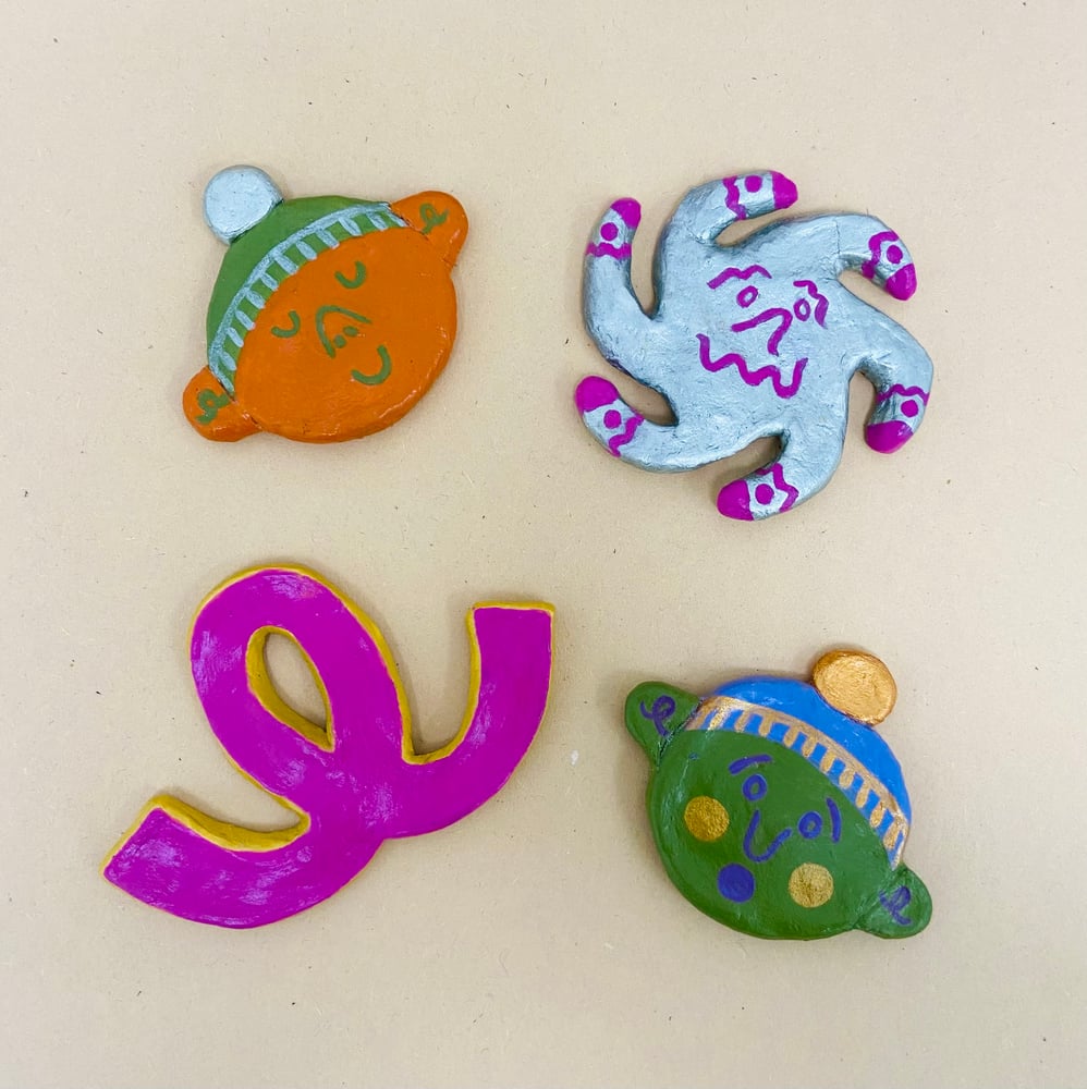 Image of Handmade Clay Magnets