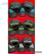Image of Officially Licensed Waking The Cadaver "Slamming Gore Groove" BLUE/GREEN/WHITE Dad Hats!!