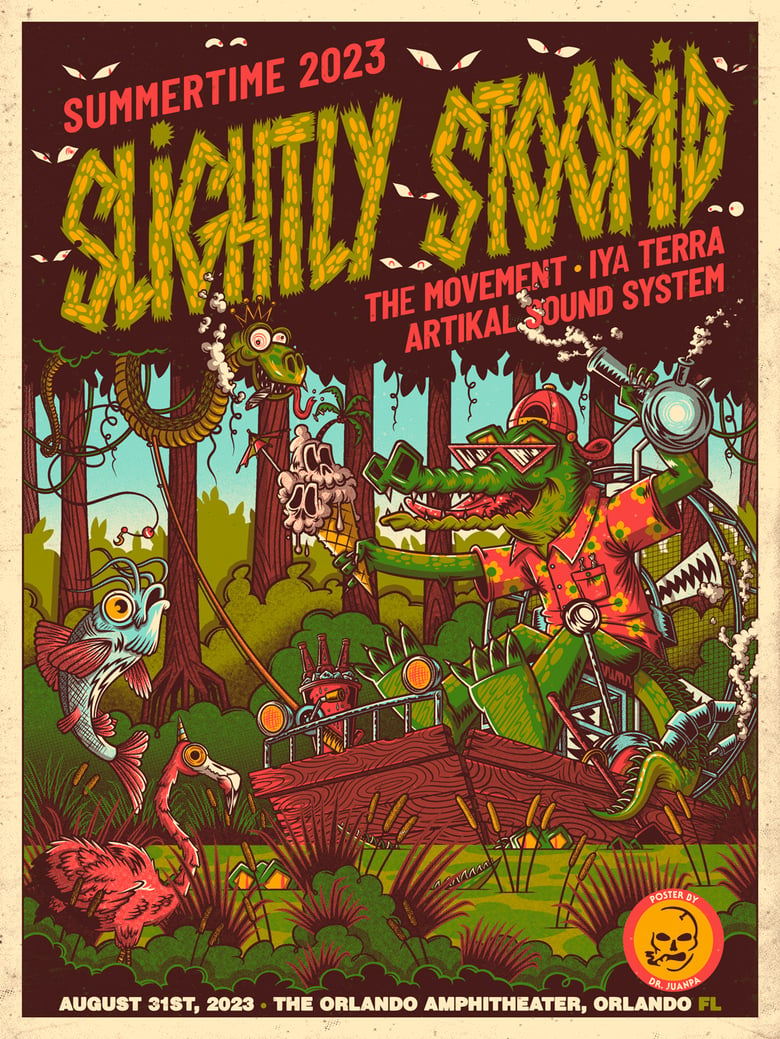 Image of Slightly Stoopid Orlando FL 2023 (Regular & Foil)