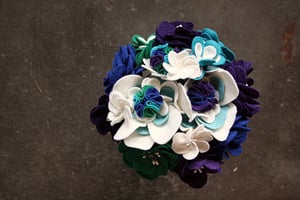 Image of laura felt flower bouquet