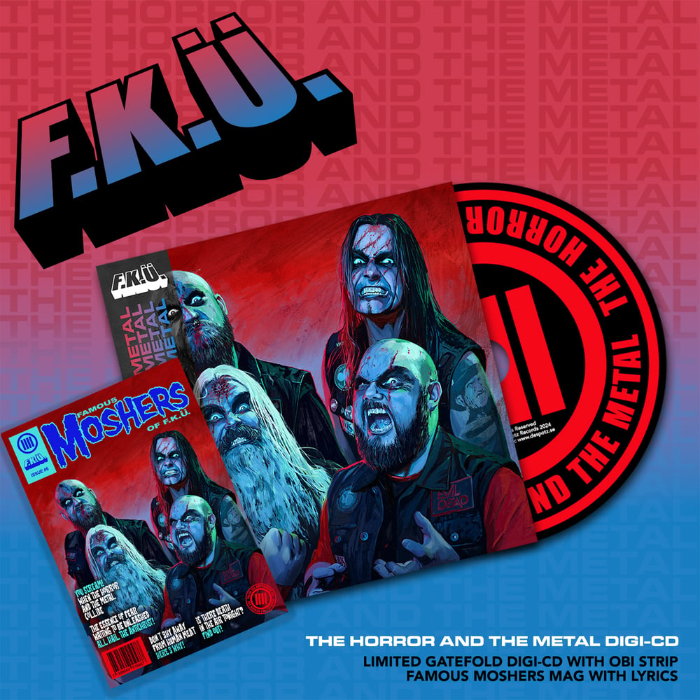 Image of F.K.Ü. - The Horror And The Metal CD [PRE-ORDER]