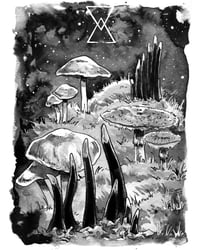 Image 1 of Original art - Mushroom Garden