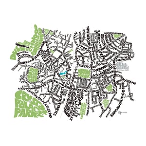 Image of Sydenham SE26 - SE London Type Map