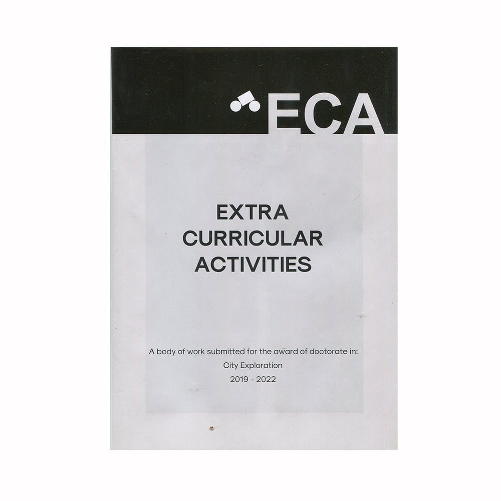 Image of Extra Curricular Activities Zine - Tim Evans