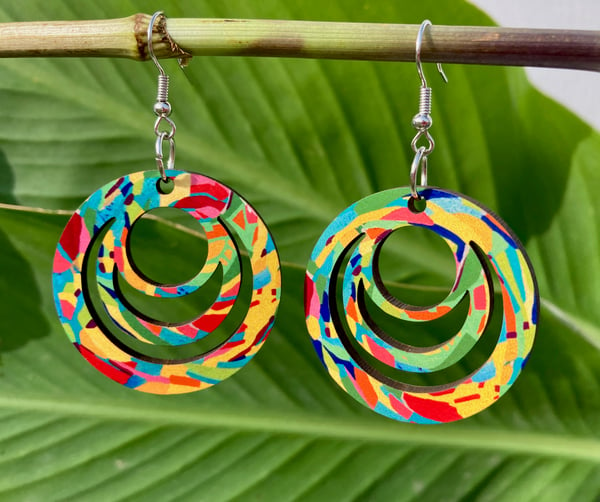 Image of Soul Song Circular Earrings