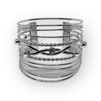Infinity Cuff (Available in gold)