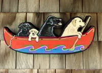 Image 1 of Camp Canoe Folk Art