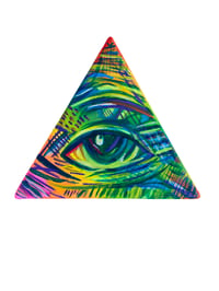 Illuminati Eye Acrylic Painting- 8.5x11" Print- PREORDER 