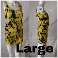 2 Piece Active Wear Yellow and Black
