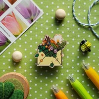 Luck Letter Wooden Pin